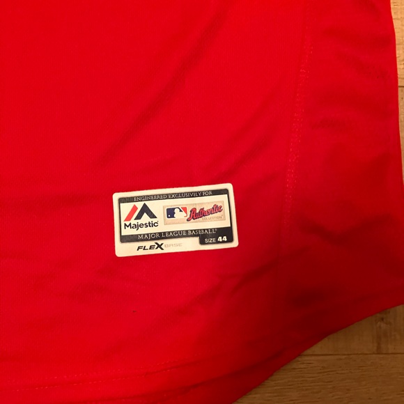 Red Baseball Jersey - Picture 4 of 4